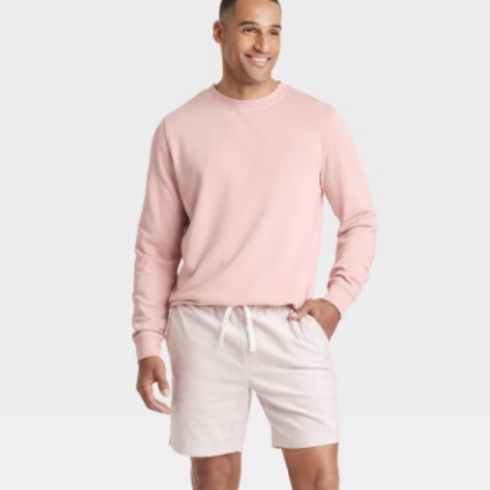 Pink Crewneck Sweatshirt Size Large
